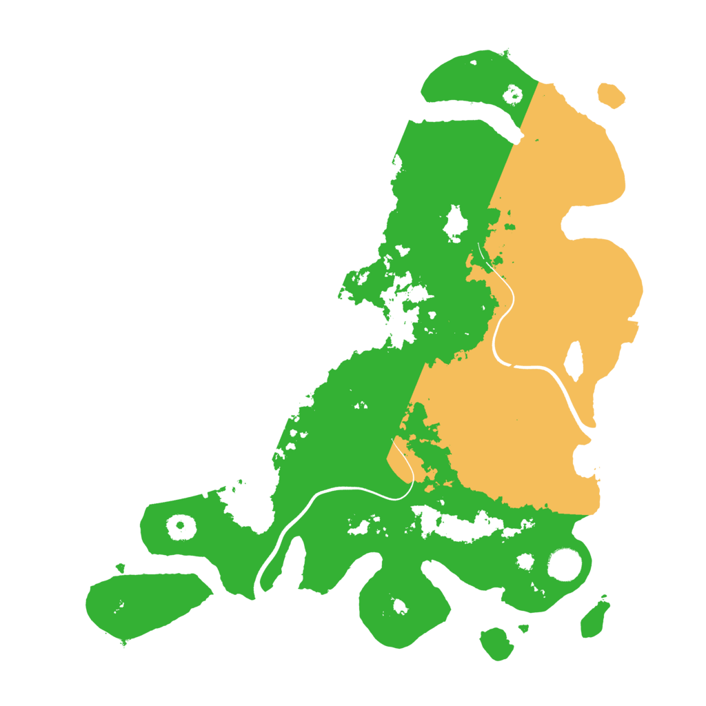 Biome Rust Map: Procedural Map, Size: 3750, Seed: 252884948