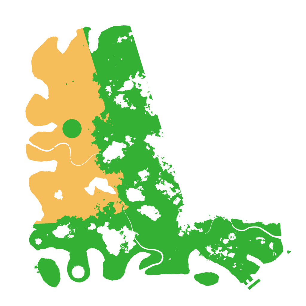 Biome Rust Map: Procedural Map, Size: 4250, Seed: 1219455461