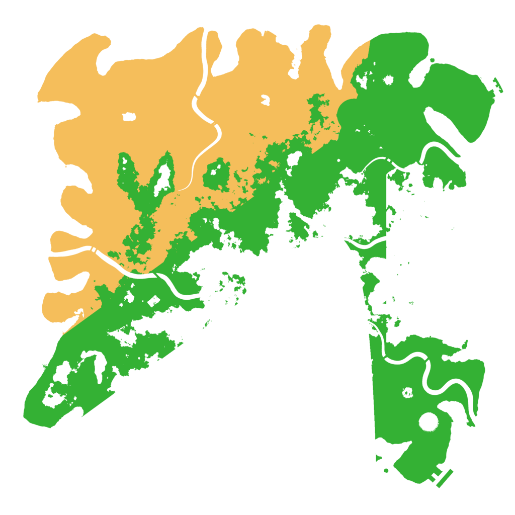 Biome Rust Map: Procedural Map, Size: 4750, Seed: 262357954