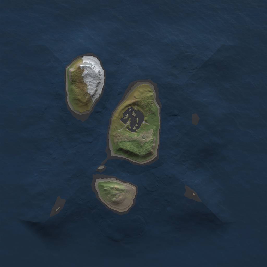 Rust Map: Barren, Size: 1750, Seed: 2000, 3 Monuments