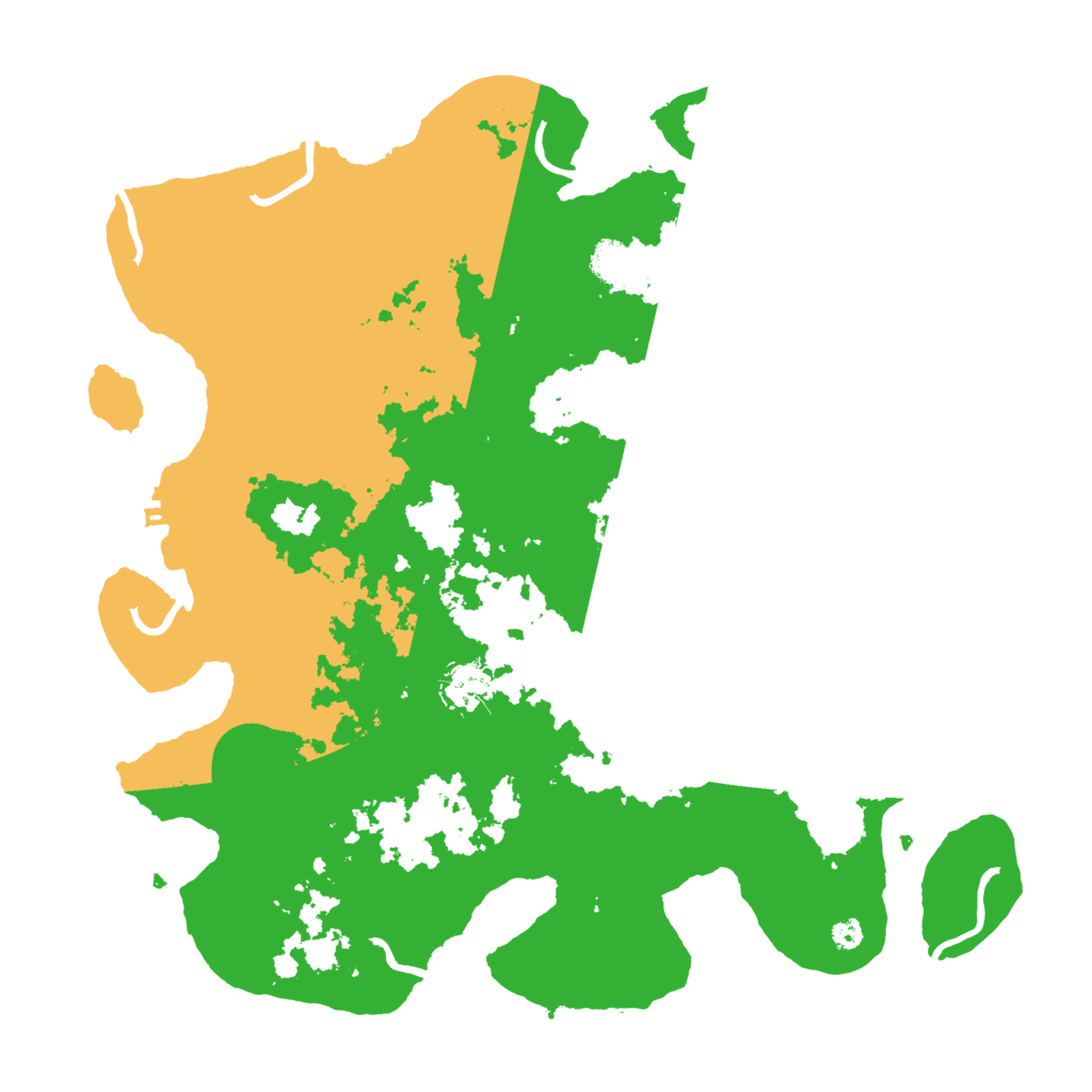 Biome Rust Map: Procedural Map, Size: 3700, Seed: 1643883834