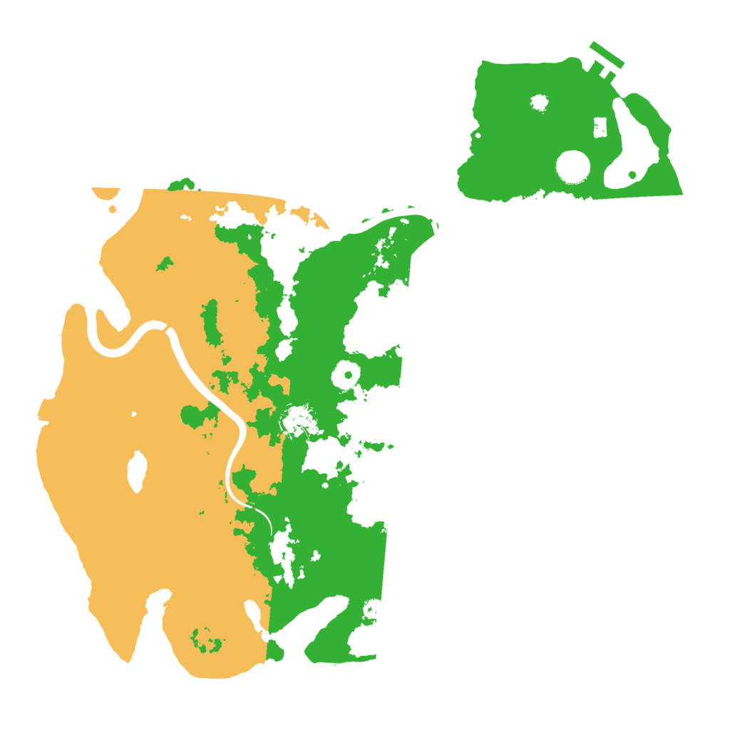 Biome Rust Map: Procedural Map, Size: 3850, Seed: 2091977