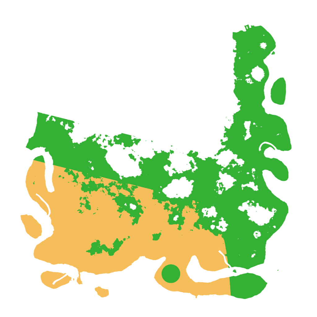 Biome Rust Map: Procedural Map, Size: 4500, Seed: 1304307959