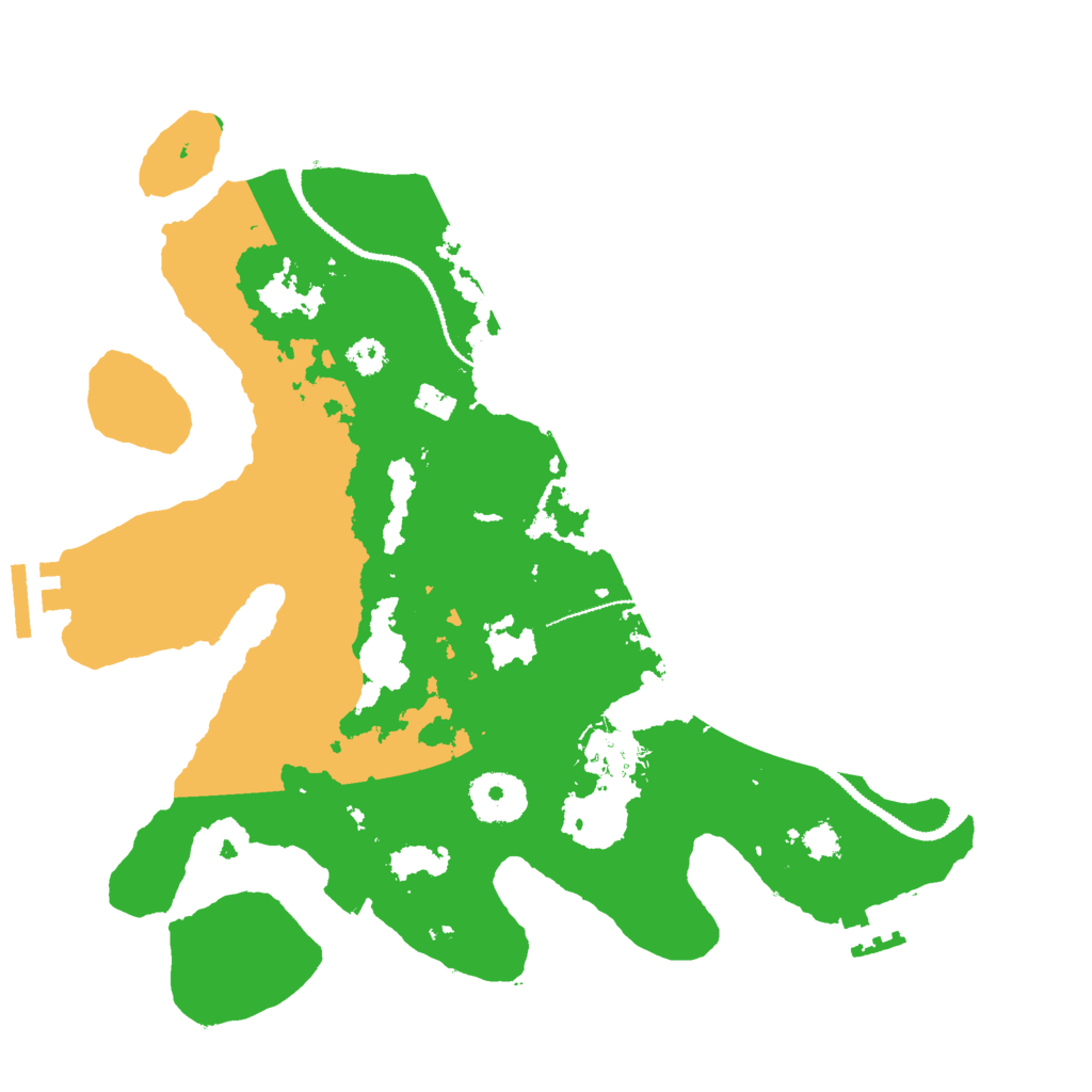 Biome Rust Map: Procedural Map, Size: 3000, Seed: 12315461