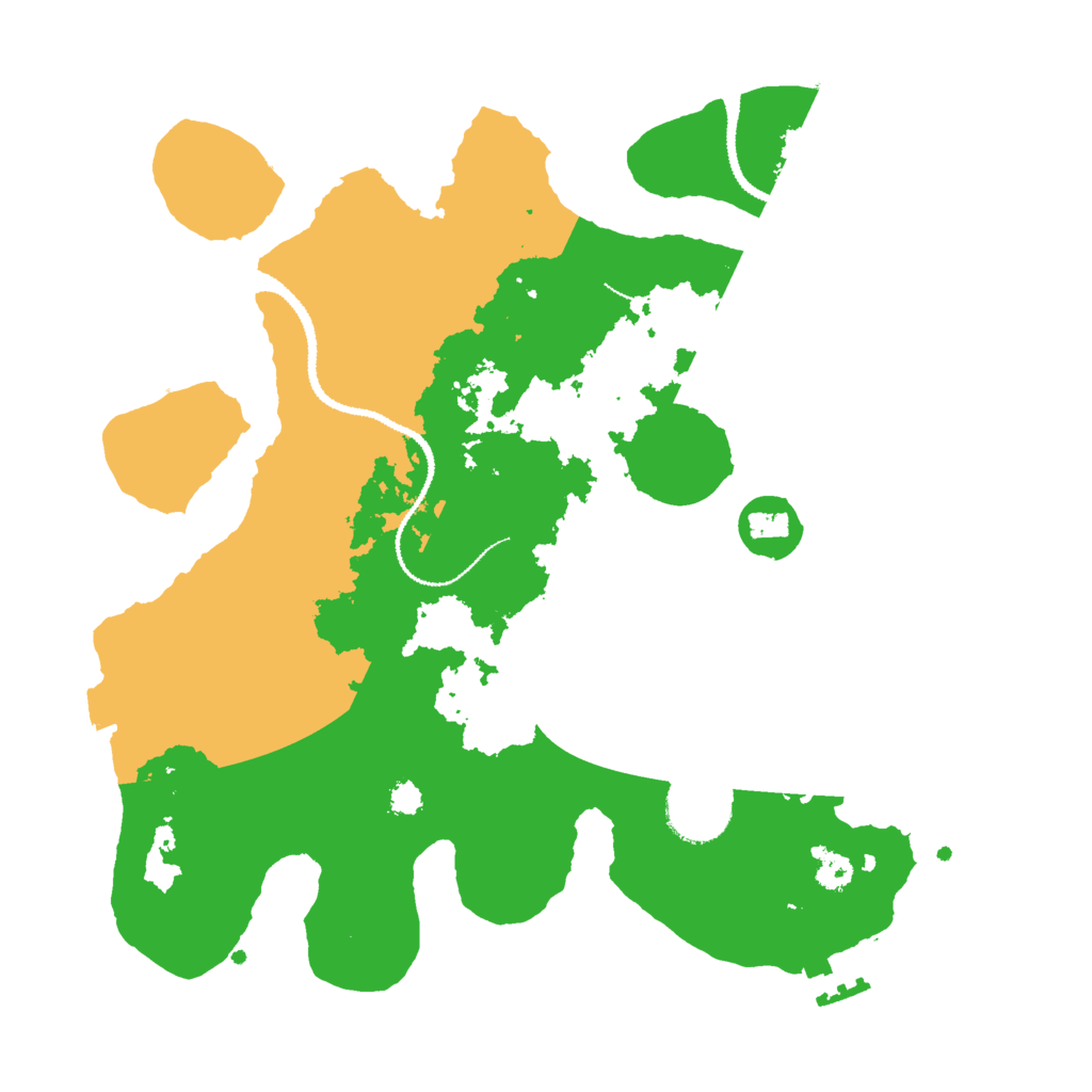 Biome Rust Map: Procedural Map, Size: 3000, Seed: 119733027