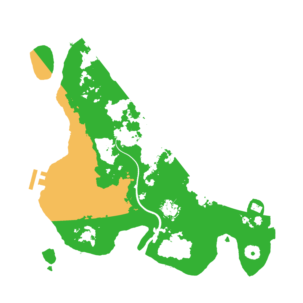 Biome Rust Map: Procedural Map, Size: 3000, Seed: 46673