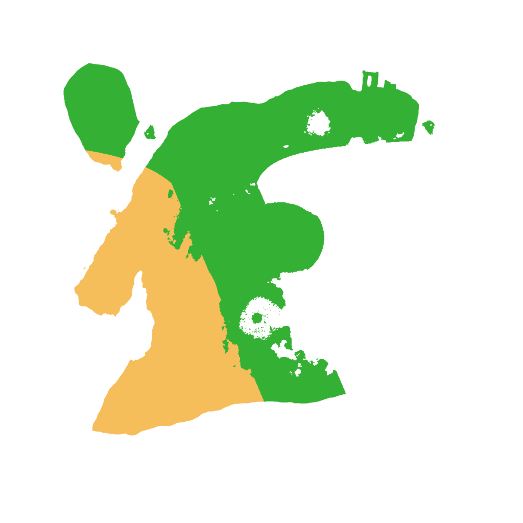 Biome Rust Map: Procedural Map, Size: 2000, Seed: 9347533