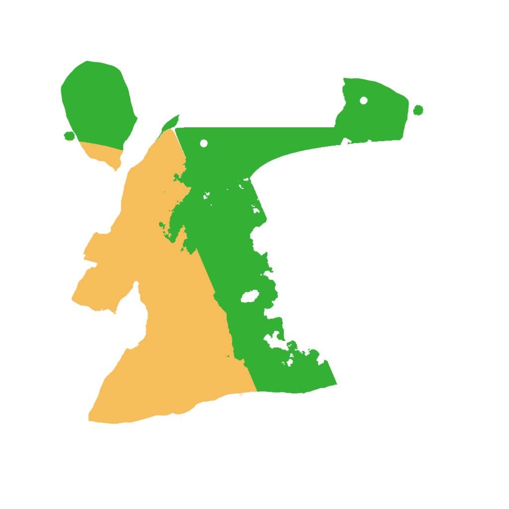 Biome Rust Map: Procedural Map, Size: 2000, Seed: 9347533