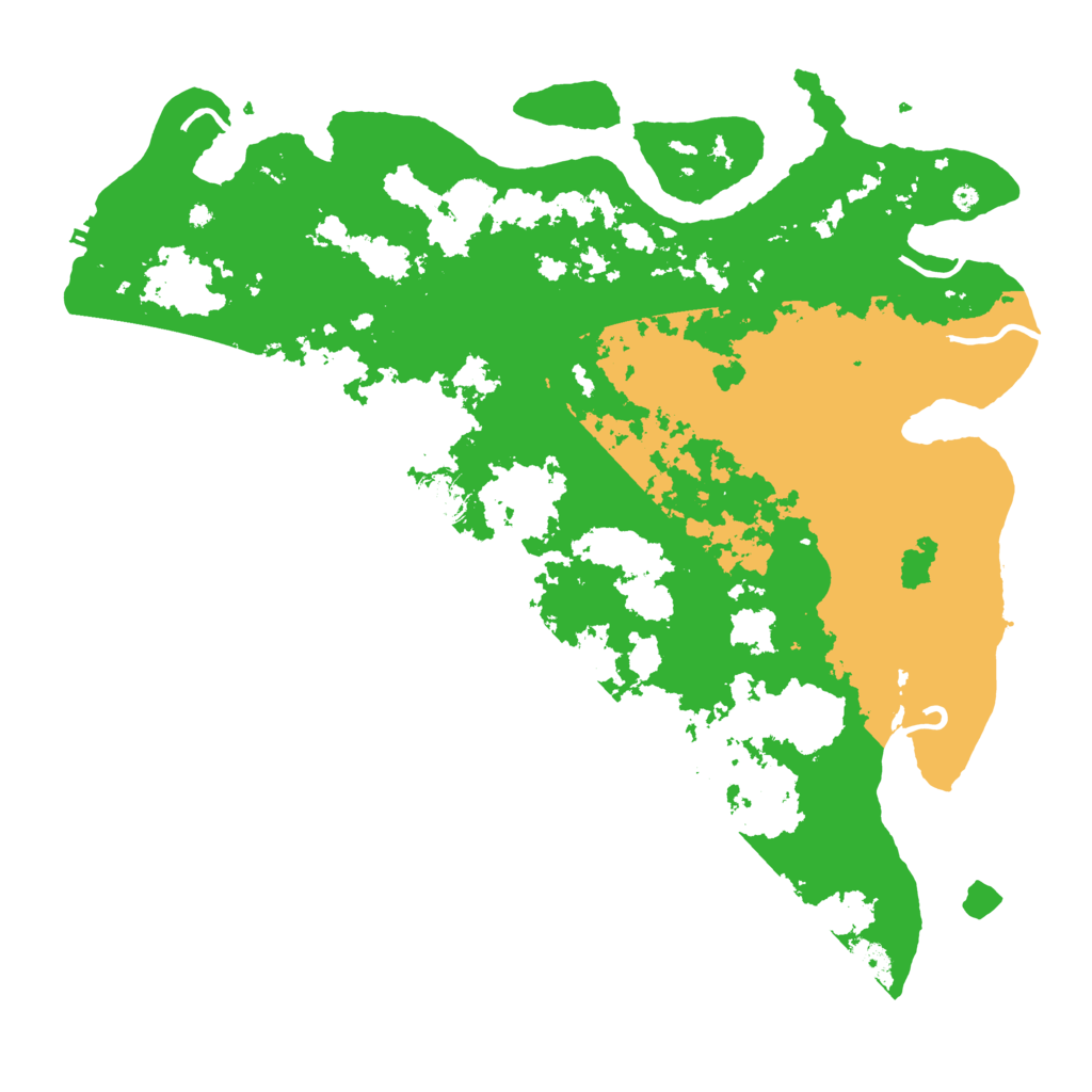 Biome Rust Map: Procedural Map, Size: 4500, Seed: 1404623020