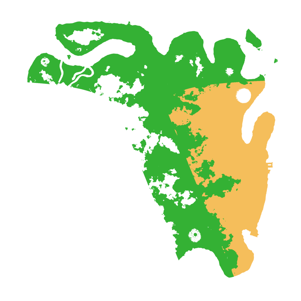 Biome Rust Map: Procedural Map, Size: 3600, Seed: 1287567