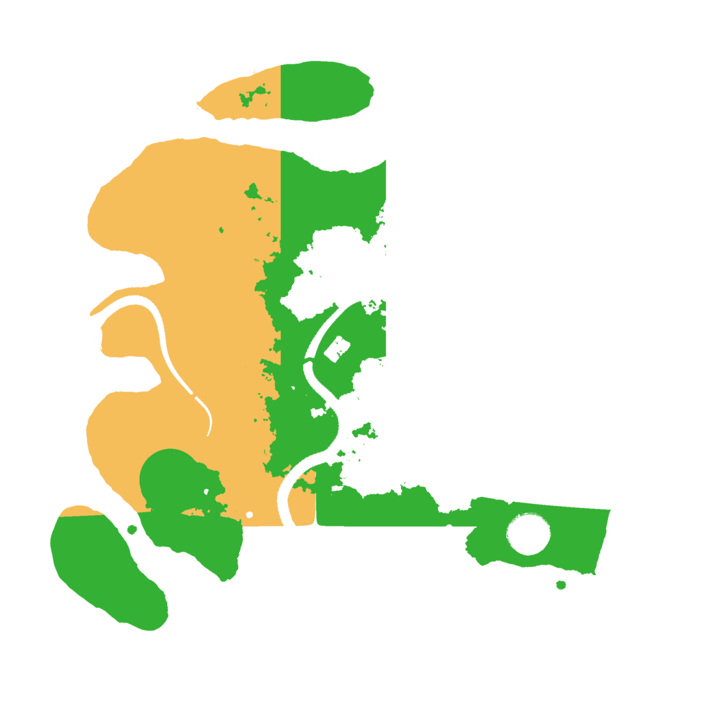 Biome Rust Map: Procedural Map, Size: 3000, Seed: 1096315741