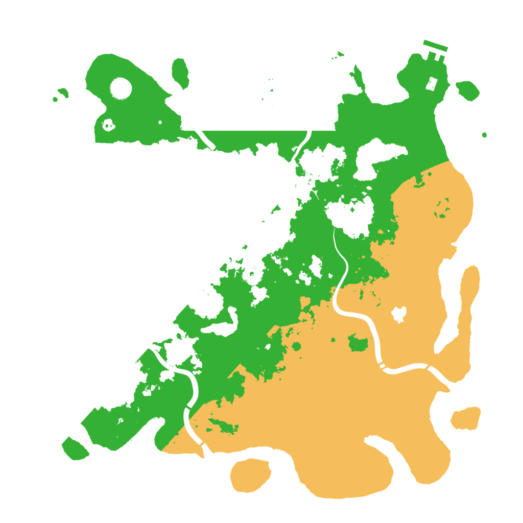 Biome Rust Map: Procedural Map, Size: 4250, Seed: 77041