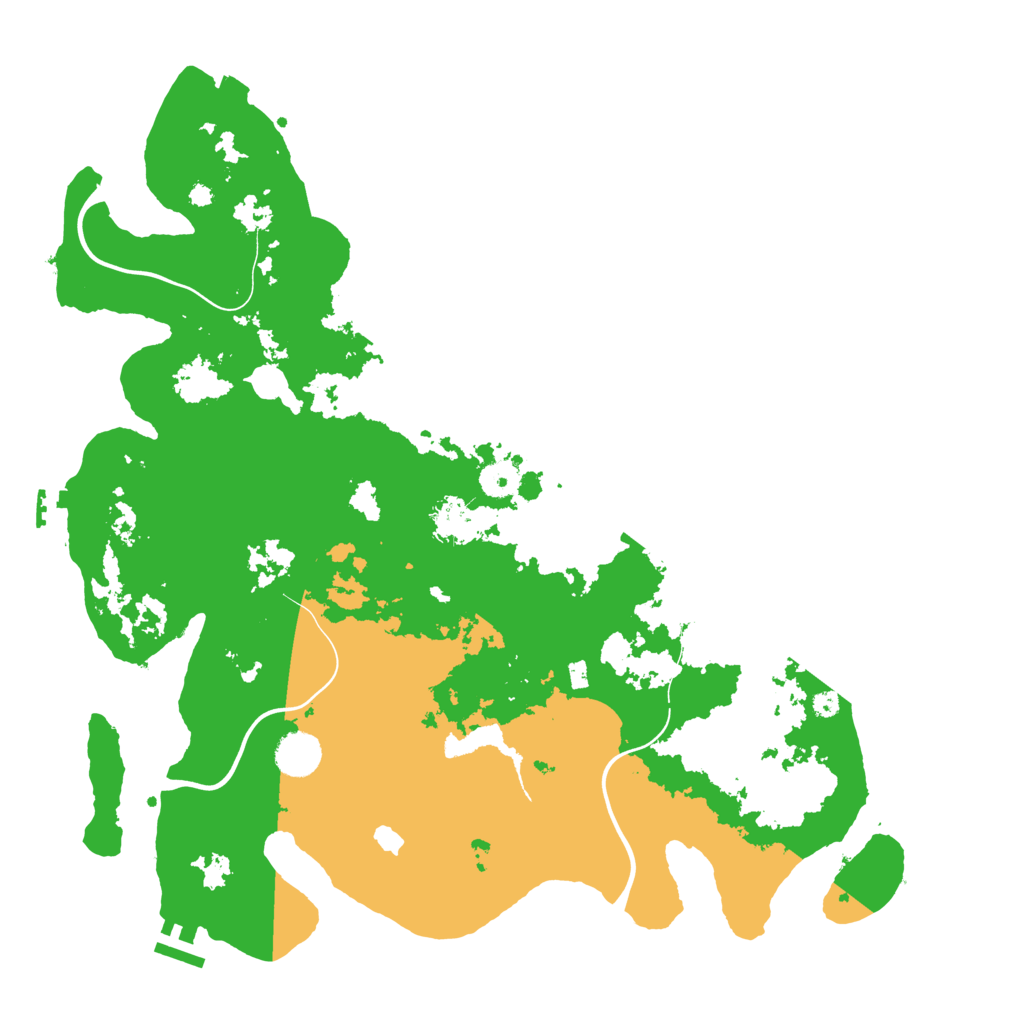Biome Rust Map: Procedural Map, Size: 4050, Seed: 796814176