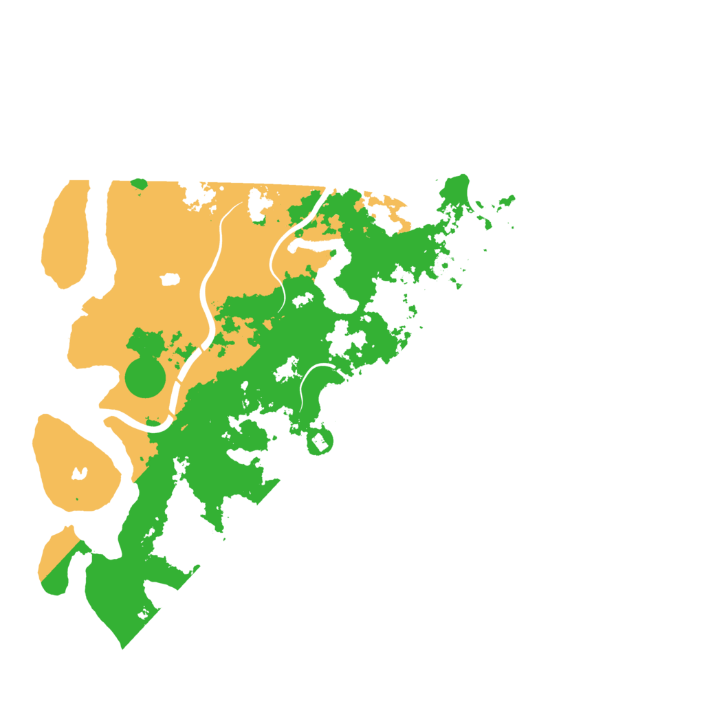 Biome Rust Map: Procedural Map, Size: 4560, Seed: 708237724
