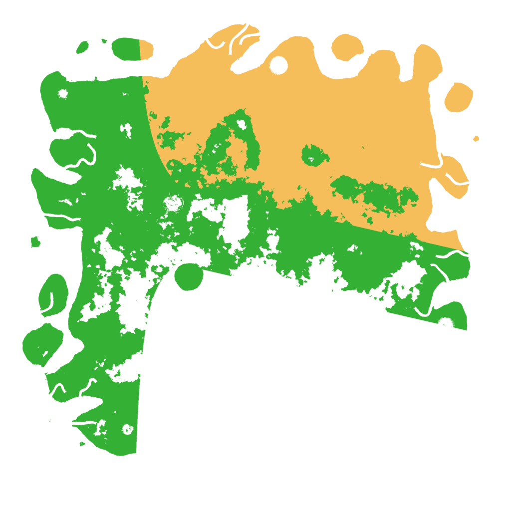 Biome Rust Map: Procedural Map, Size: 5000, Seed: 38281