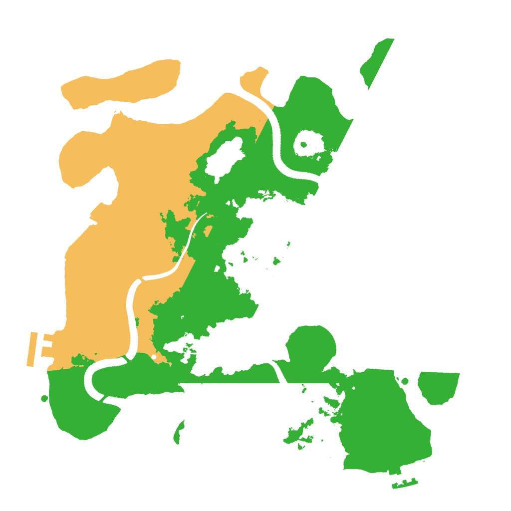 Biome Rust Map: Procedural Map, Size: 3000, Seed: 10061973