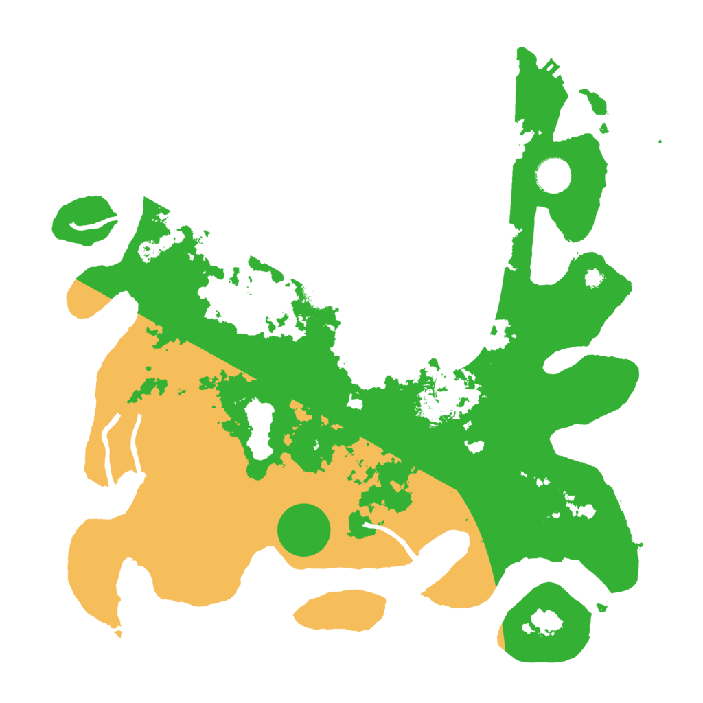Biome Rust Map: Procedural Map, Size: 3500, Seed: 96601572