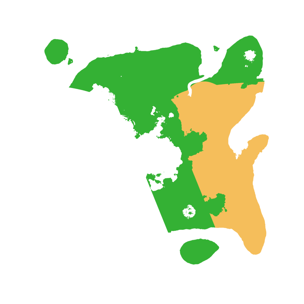 Biome Rust Map: Procedural Map, Size: 2500, Seed: 71263