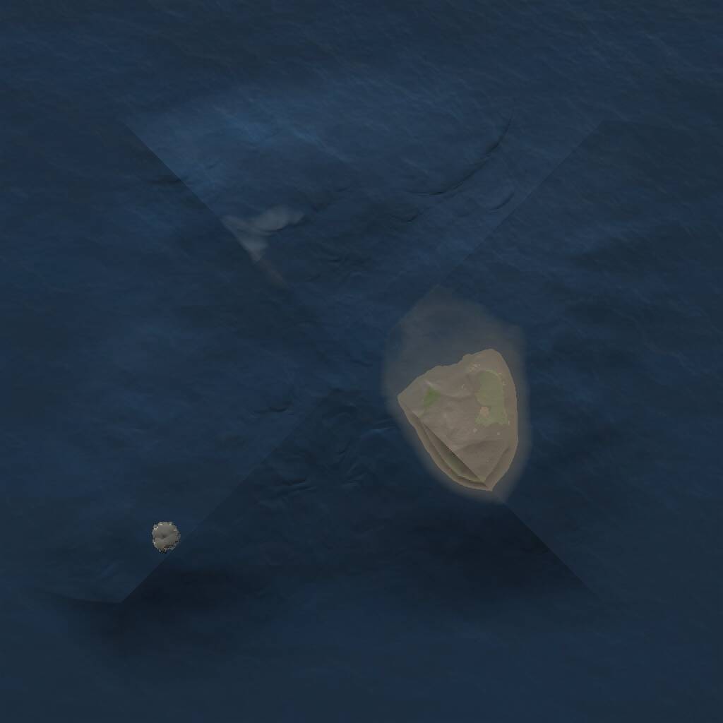 Rust Map: Procedural Map, Size: 1000, Seed: 1103072139, 1 Monuments