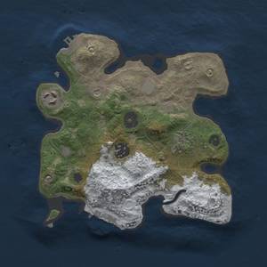 Thumbnail Rust Map: Procedural Map, Size: 2500, Seed: 6789, 11 Monuments