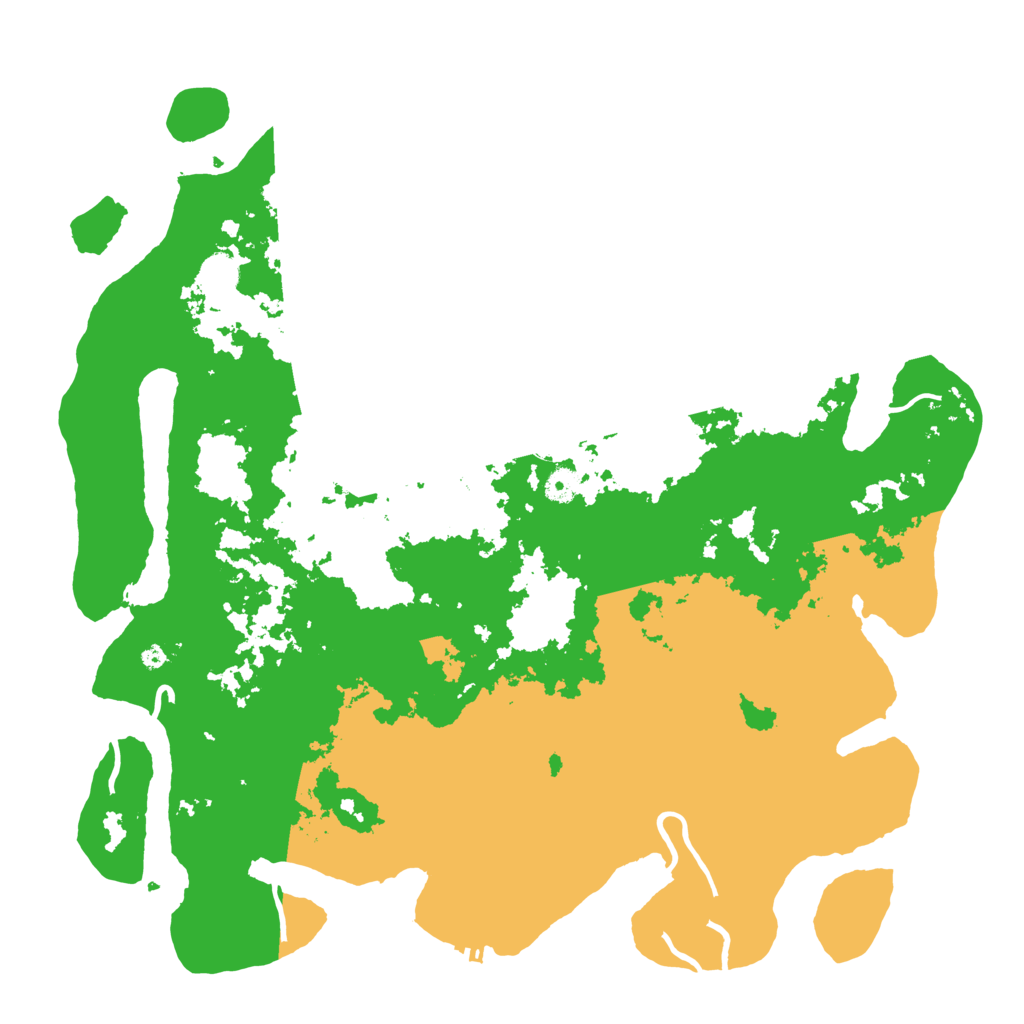Biome Rust Map: Procedural Map, Size: 4500, Seed: 45615