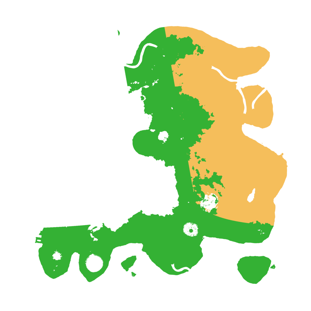Biome Rust Map: Procedural Map, Size: 3250, Seed: 2098322338
