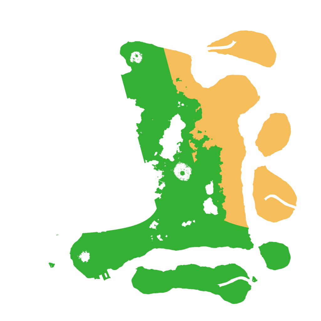 Biome Rust Map: Procedural Map, Size: 2800, Seed: 66798