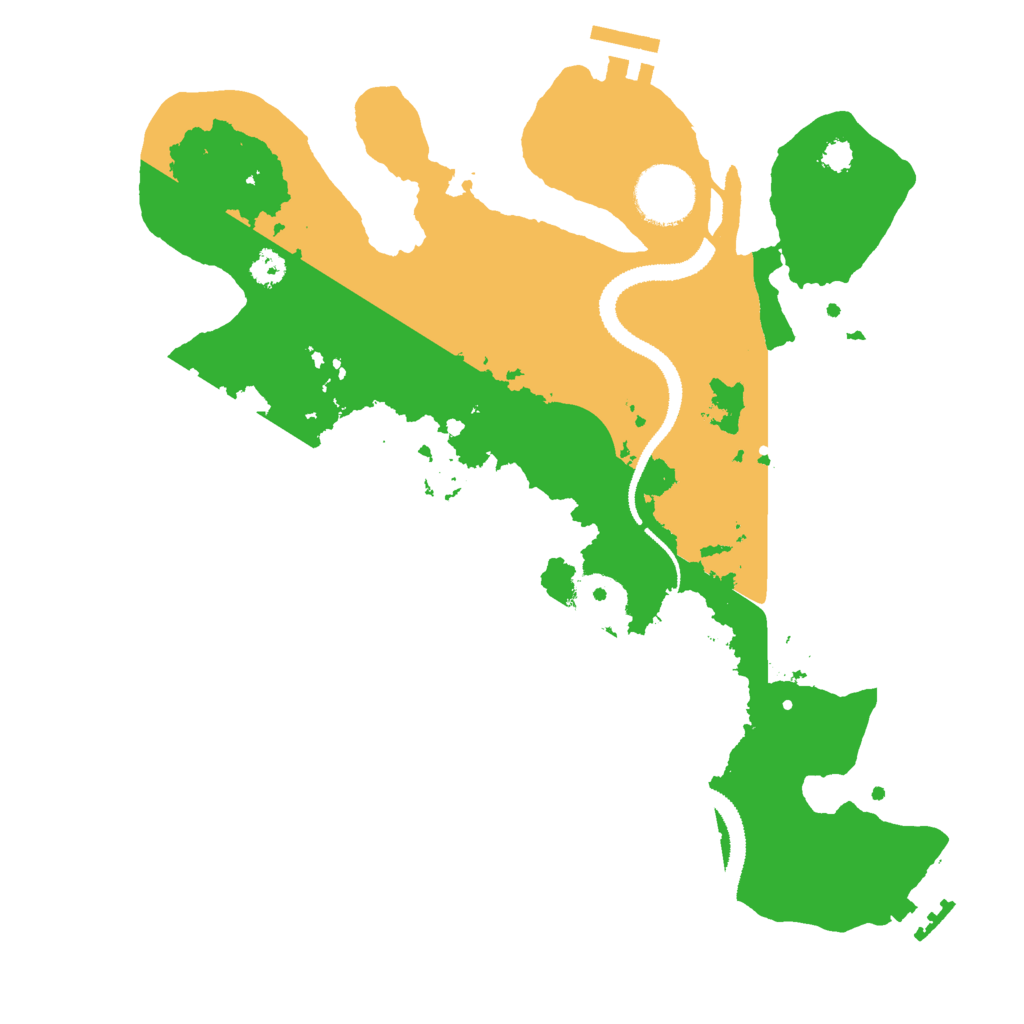 Biome Rust Map: Procedural Map, Size: 3000, Seed: 689168957