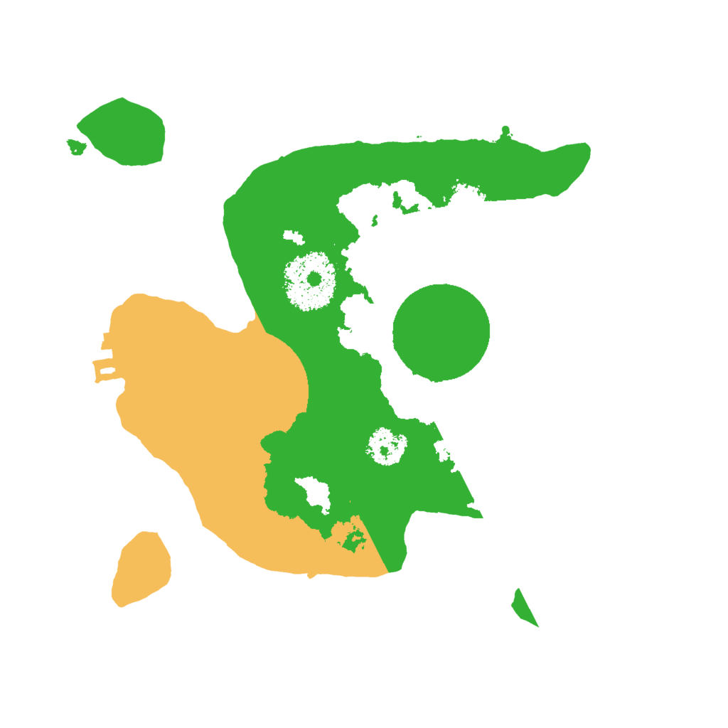 Biome Rust Map: Procedural Map, Size: 2000, Seed: 723812125