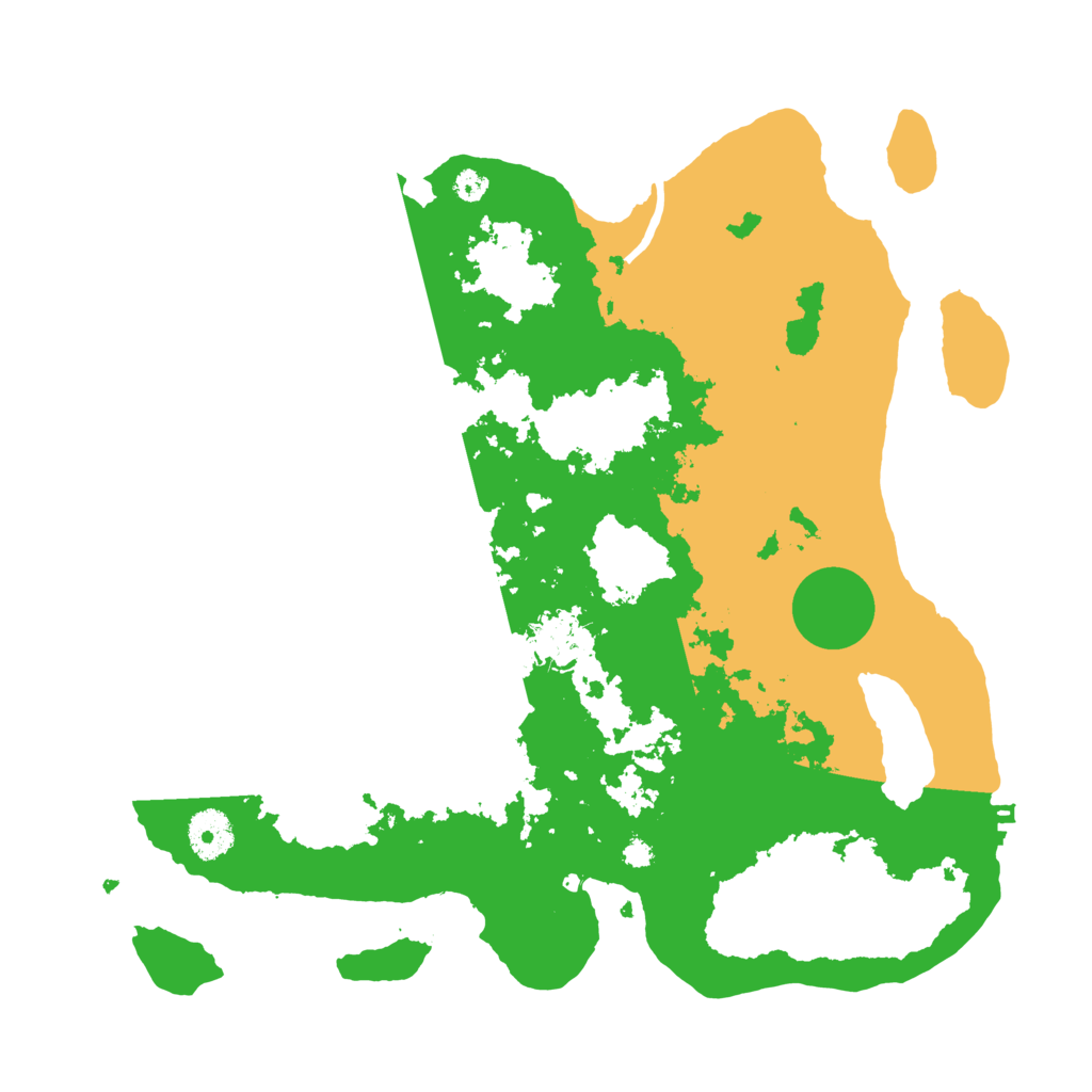Biome Rust Map: Procedural Map, Size: 3500, Seed: 55466465
