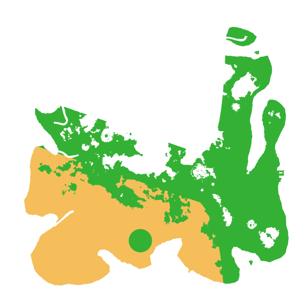 Biome Rust Map: Procedural Map, Size: 3500, Seed: 297589212
