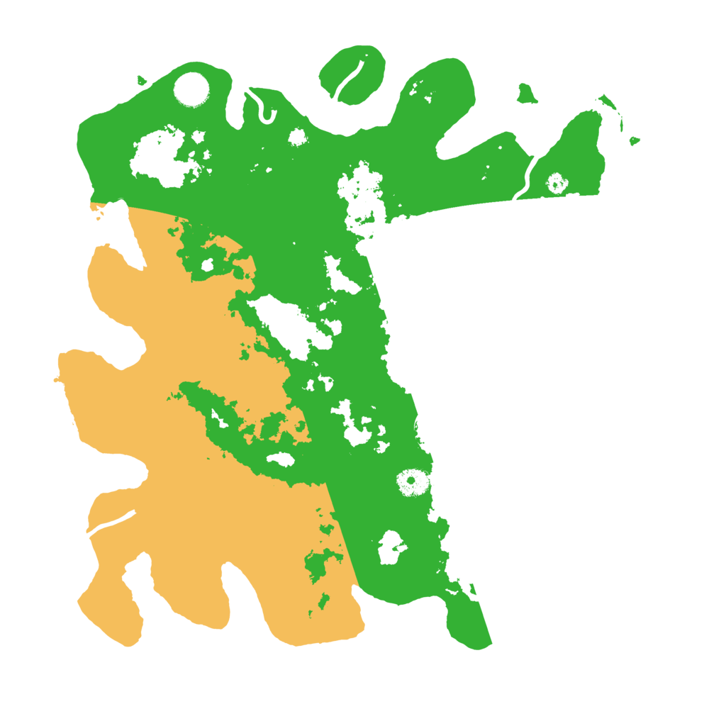 Biome Rust Map: Procedural Map, Size: 3700, Seed: 293522407