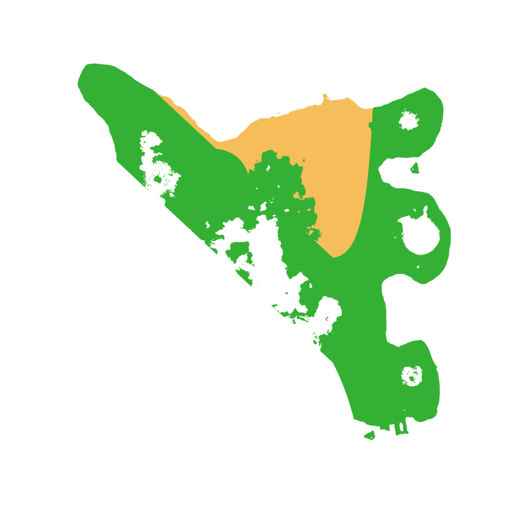 Biome Rust Map: Procedural Map, Size: 2500, Seed: 2315355