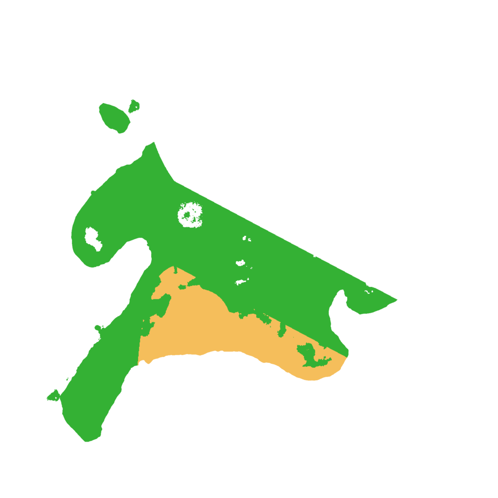 Biome Rust Map: Procedural Map, Size: 2000, Seed: 19288