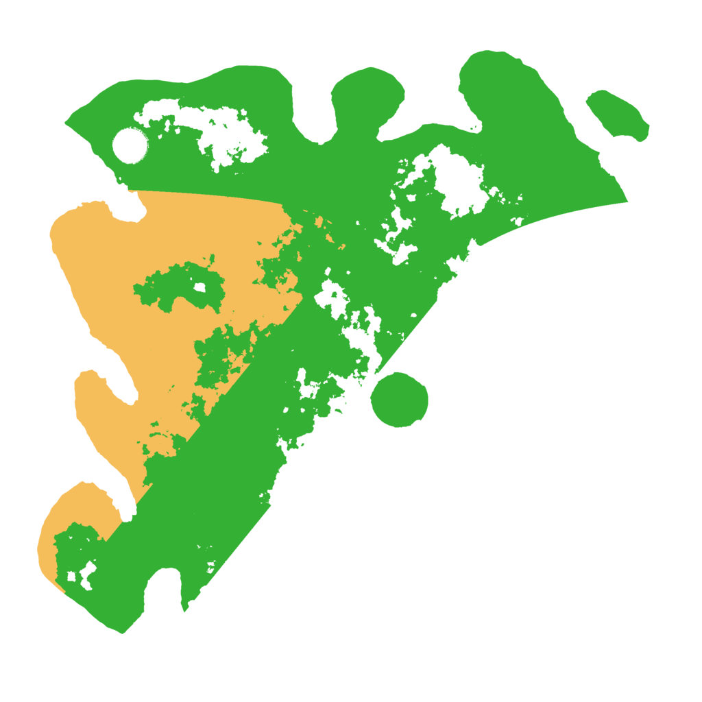 Biome Rust Map: Barren, Size: 3500, Seed: 1252363