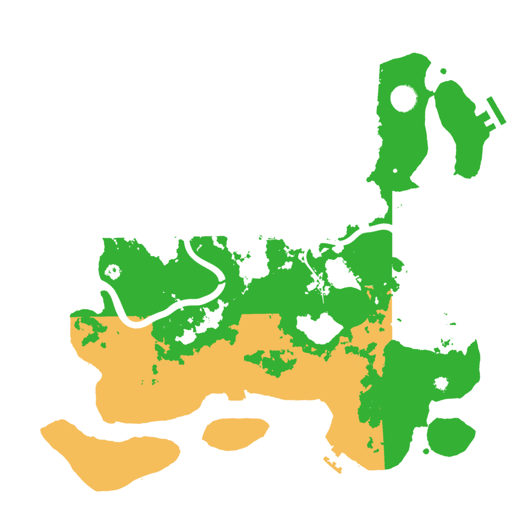 Biome Rust Map: Procedural Map, Size: 3500, Seed: 267063204