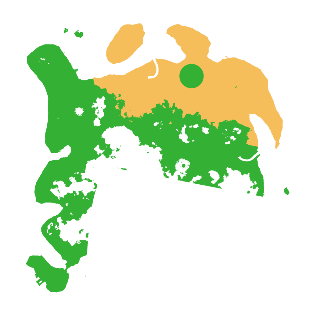 Biome Rust Map: Procedural Map, Size: 3500, Seed: 1447