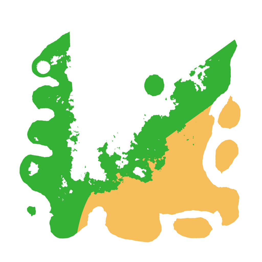 Biome Rust Map: Barren, Size: 3500, Seed: 1262677