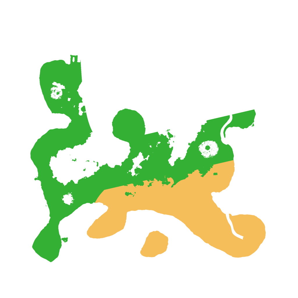 Biome Rust Map: Procedural Map, Size: 2500, Seed: 750420462