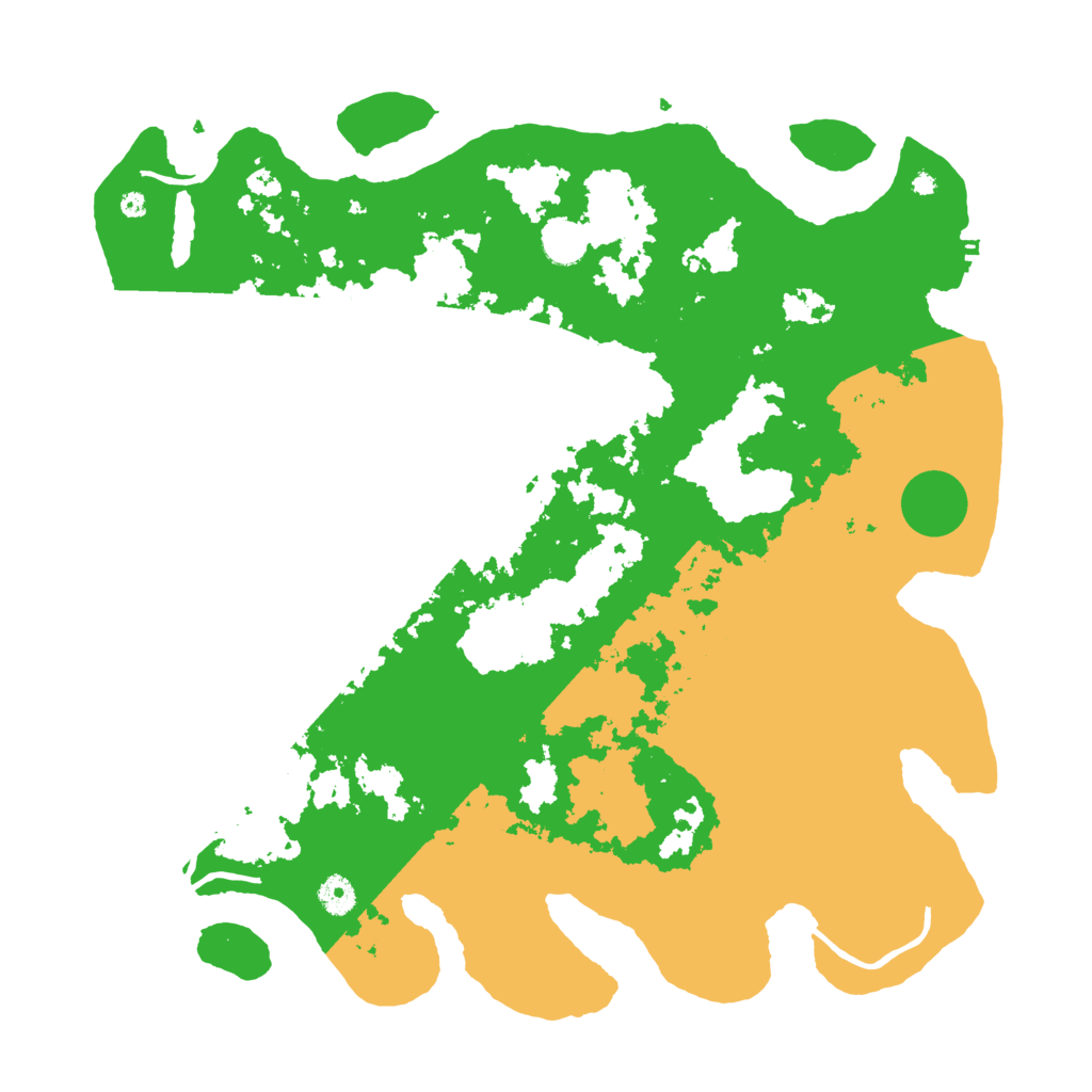 Biome Rust Map: Procedural Map, Size: 4350, Seed: 2