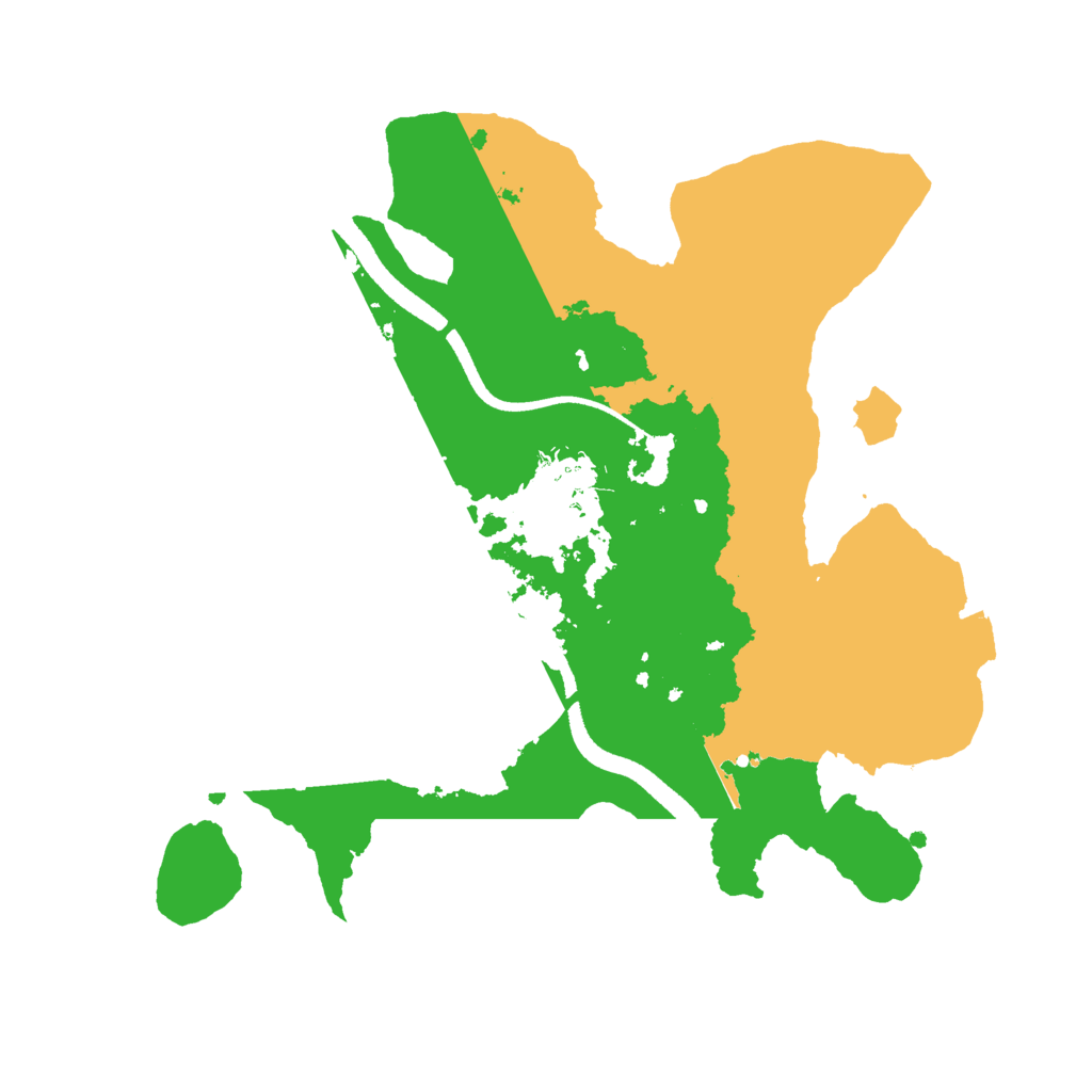 Biome Rust Map: Procedural Map, Size: 2550, Seed: 184831942