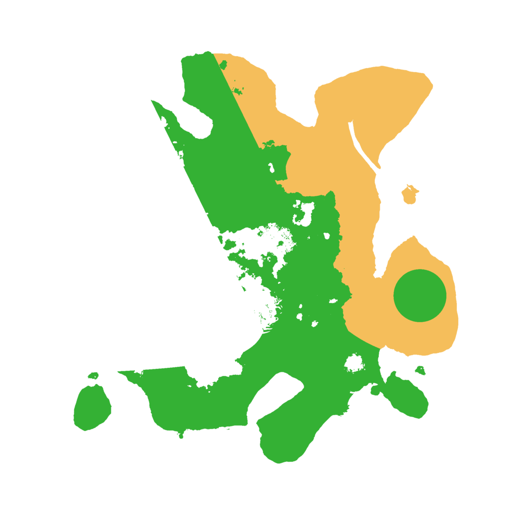 Biome Rust Map: Procedural Map, Size: 2550, Seed: 184831942