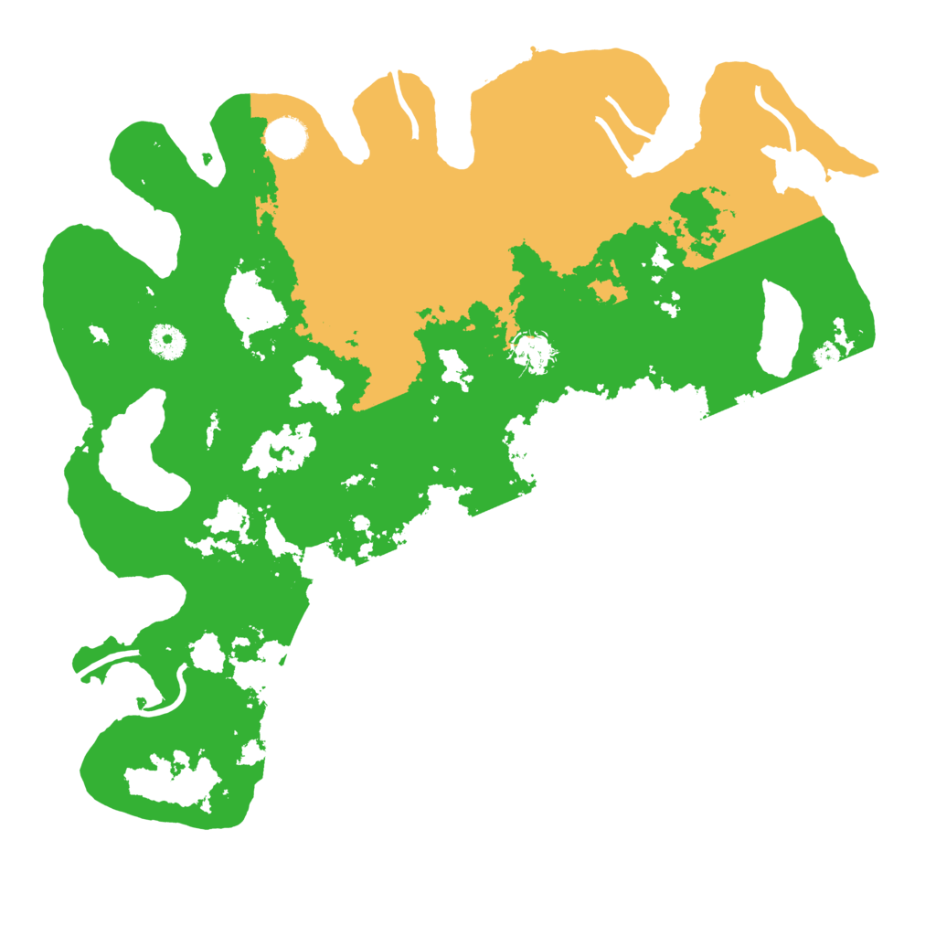 Biome Rust Map: Procedural Map, Size: 3950, Seed: 611753290