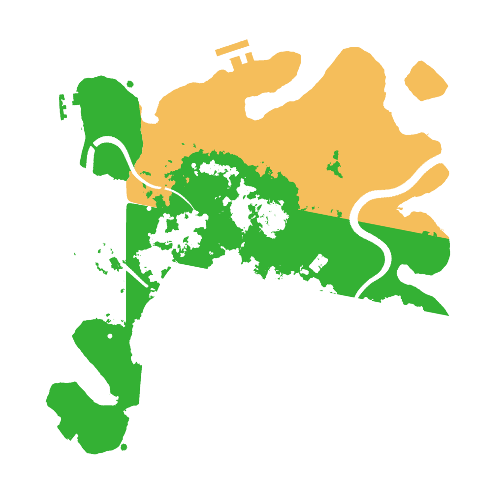 Biome Rust Map: Procedural Map, Size: 3000, Seed: 1447