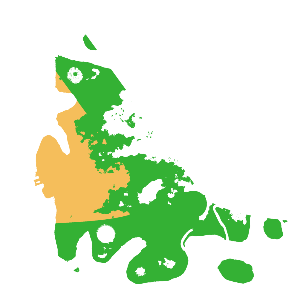 Biome Rust Map: Procedural Map, Size: 3000, Seed: 110799388
