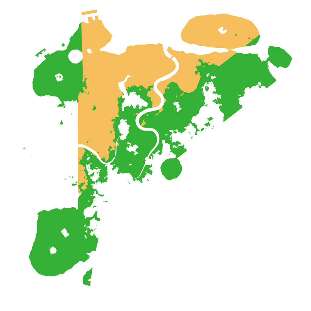 Biome Rust Map: Procedural Map, Size: 4000, Seed: 2008