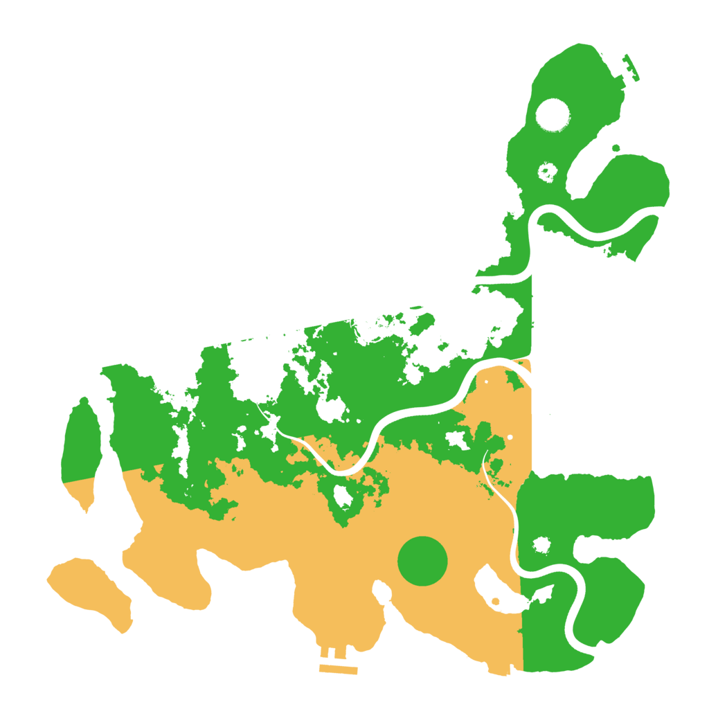 Biome Rust Map: Procedural Map, Size: 3750, Seed: 1076564631