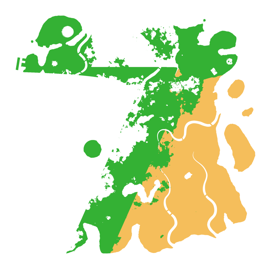 Biome Rust Map: Procedural Map, Size: 4300, Seed: 63307315