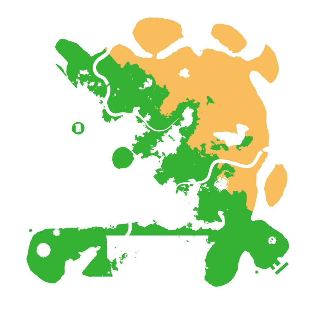 Biome Rust Map: Procedural Map, Size: 4000, Seed: 1314523141