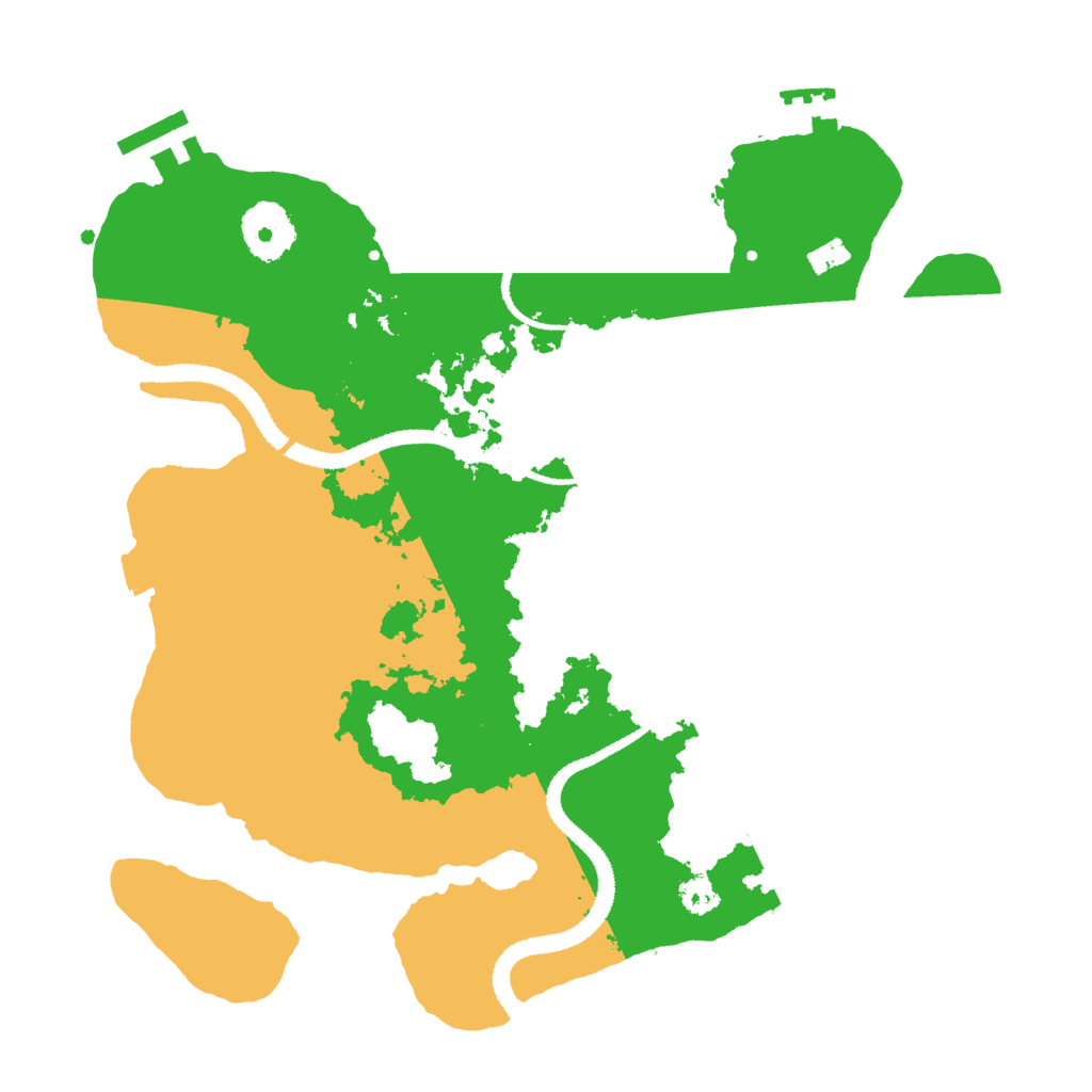 Biome Rust Map: Procedural Map, Size: 3000, Seed: 91741170